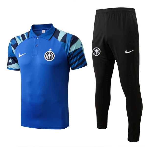 Polo Inter Milan Conjunto Completo 2022/2023 Azul